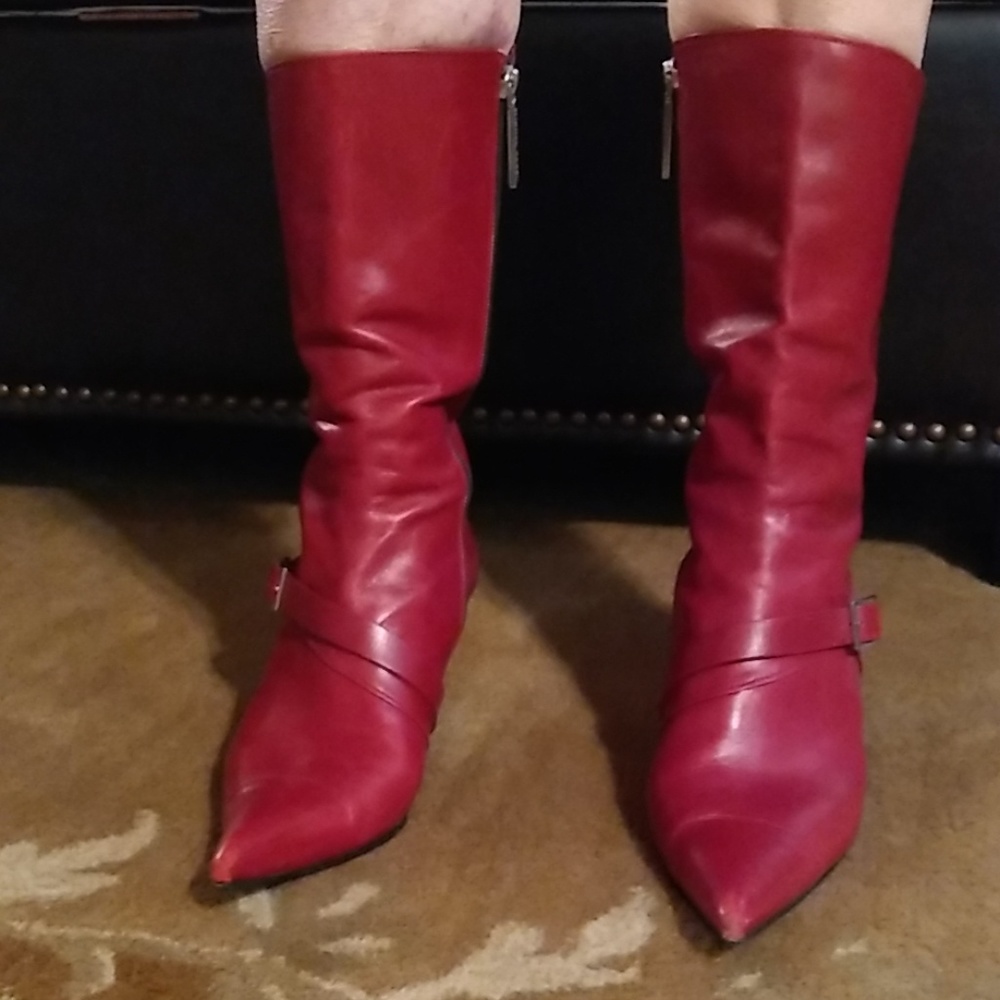 Michel Perry calf high boots